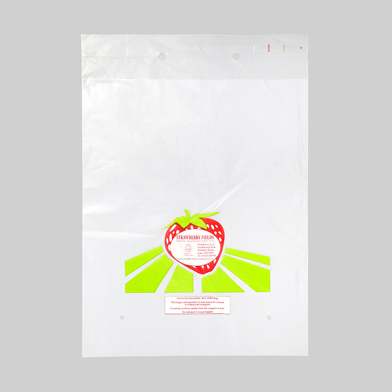 Natrual Compostable Food Bag for supermarket