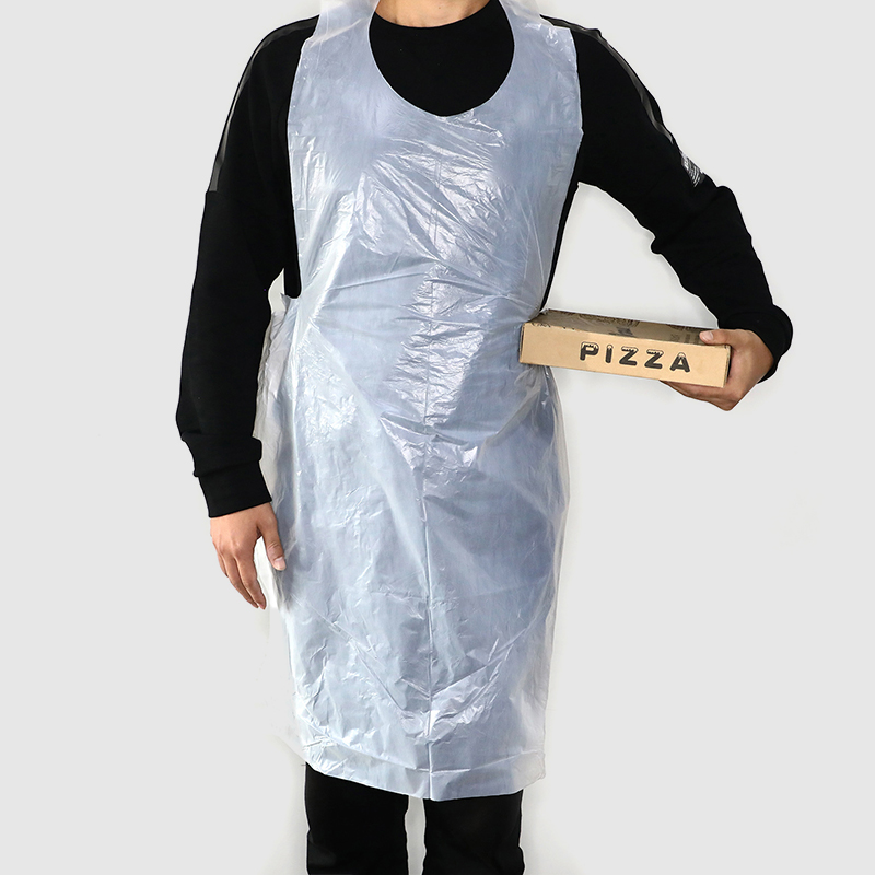 White Color Disposable PE Aprons for household