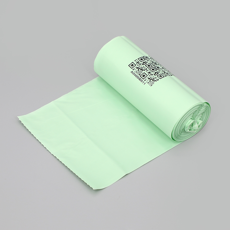 TUV certificated green compostable garbage bag for household 