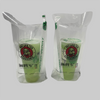  Coffee Carrier Bag Disposable Plastic Bubble Tea Beverage Takeaway Bag