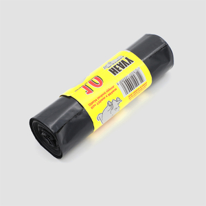 Customized black Trash Bag on roll for kitchen