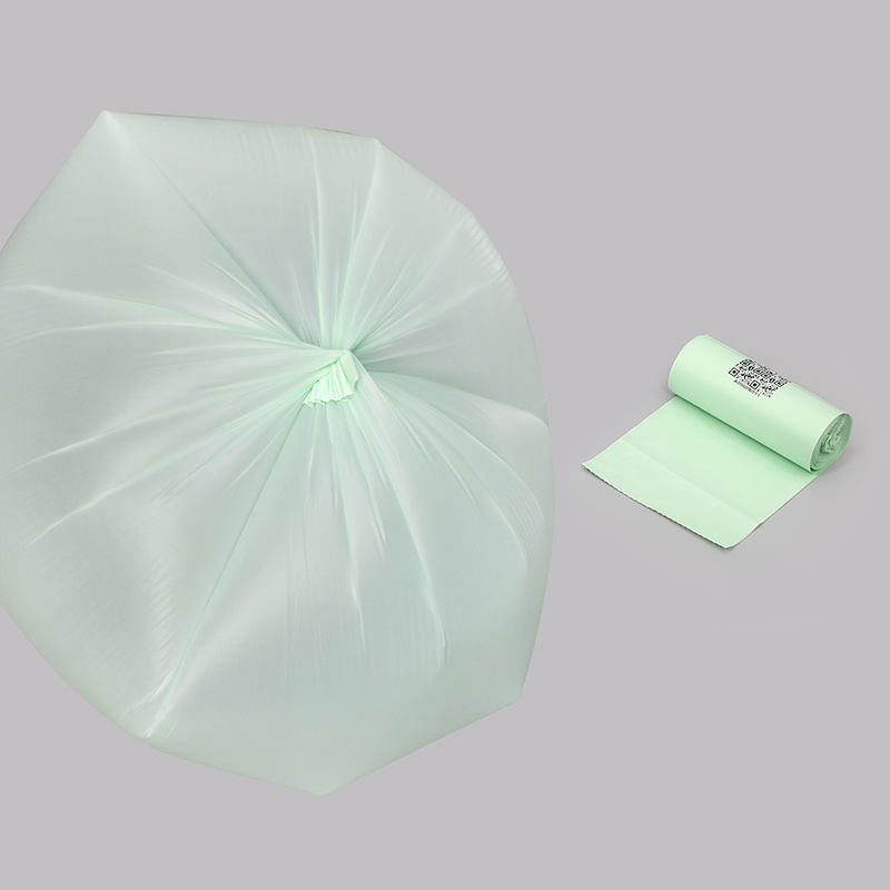 TUV certificated green compostable garbage bag for household 