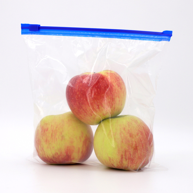 Custom LDPE Slider zipper bag for food storage