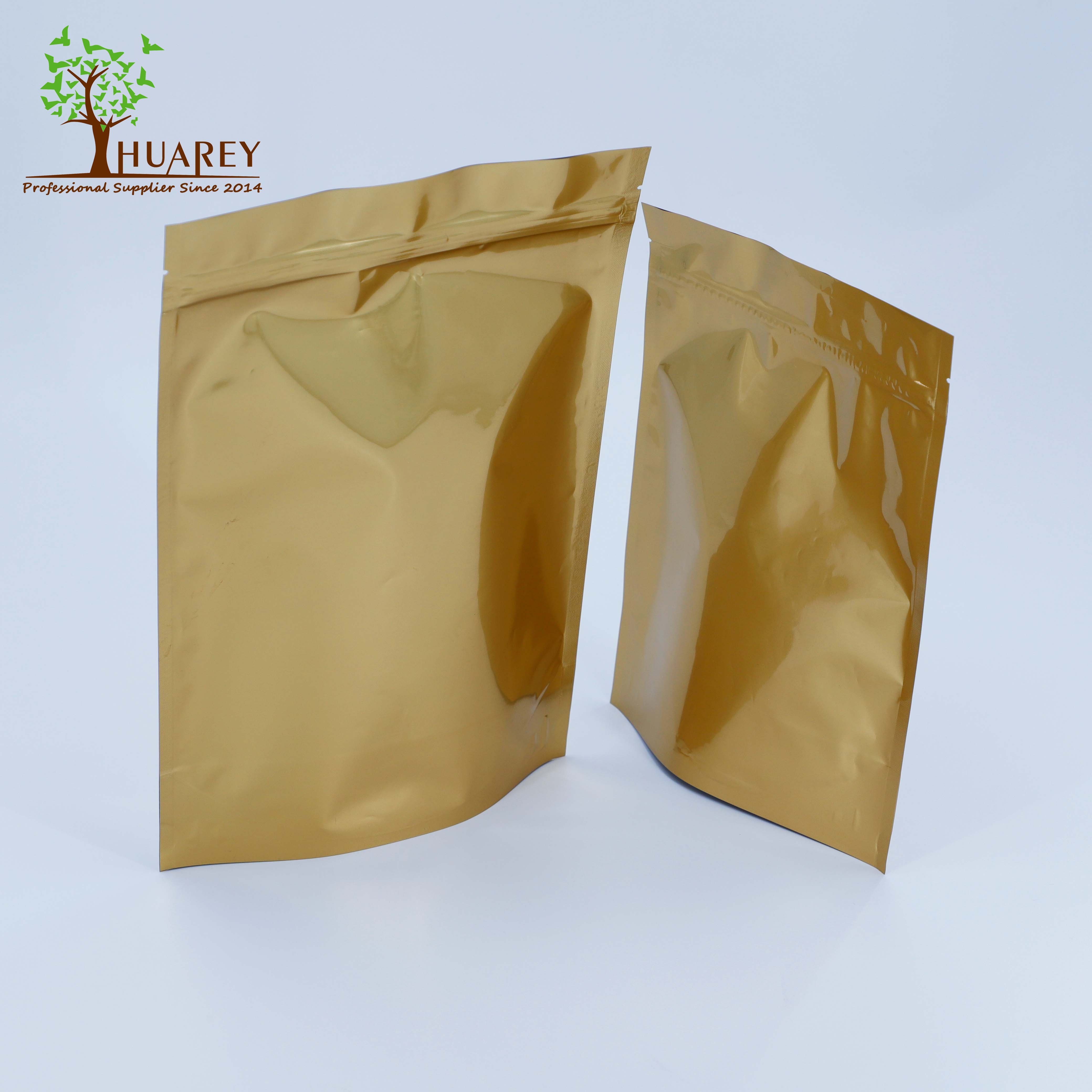 Stand up zipper bag