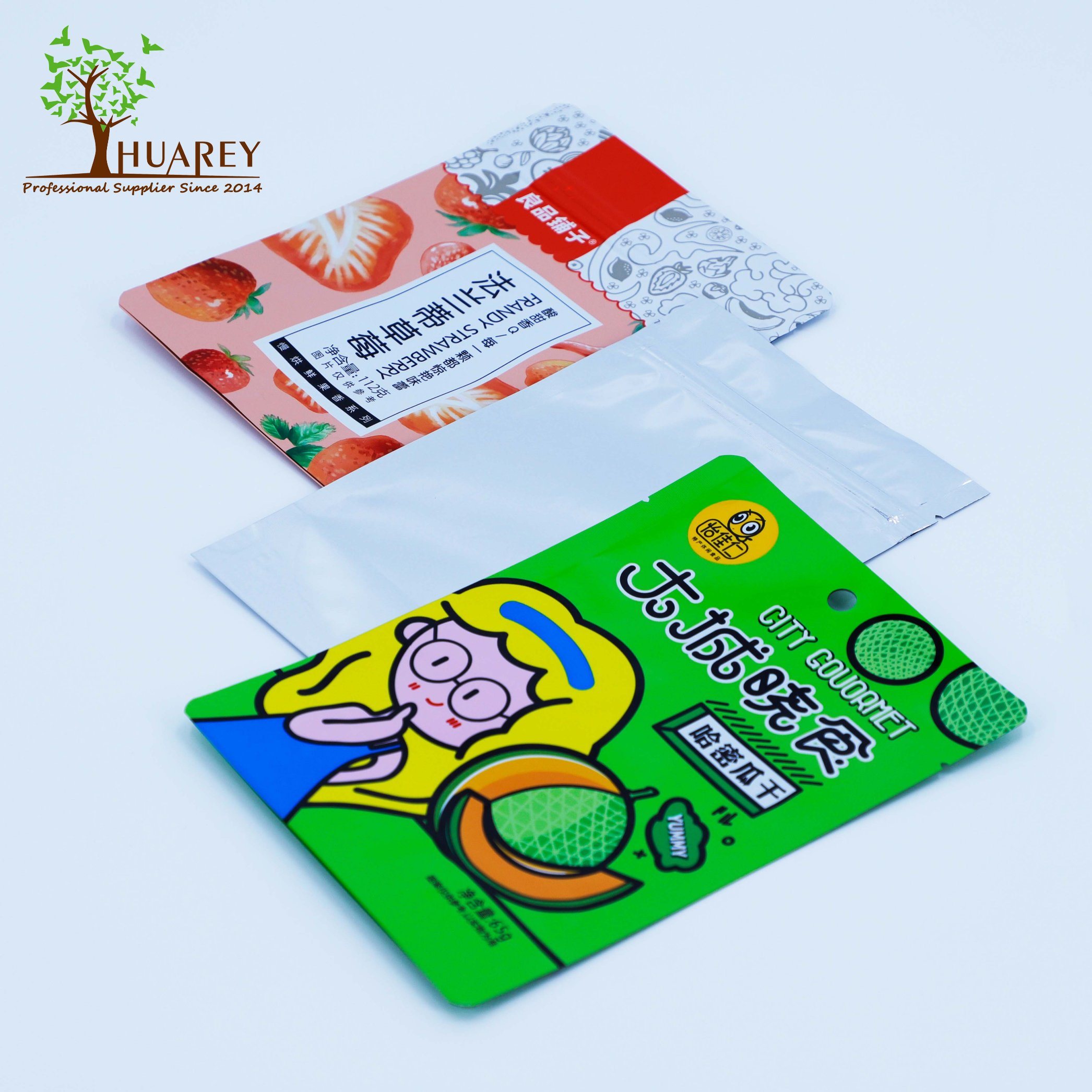 Stand up zipper bag