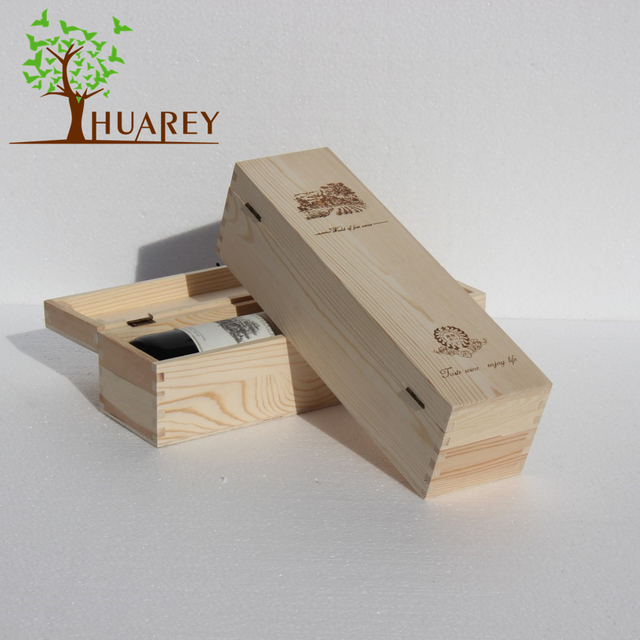 Storage Pine Display Tissue Red Wine Wooden Box