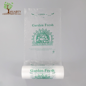 Plastic Supermarket Shopping Produce Roll Bag for Vegetables, Fruit, Food Storage
